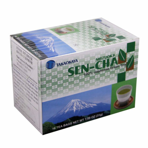 Thé vert sencha Takaokaya boîte de 16 sachets