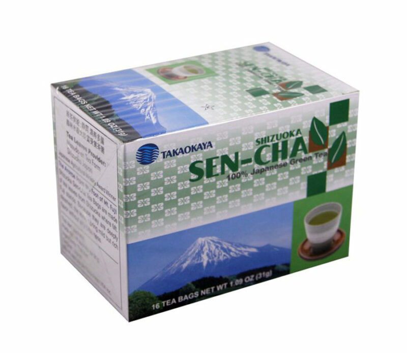Thé vert sencha Takaokaya boîte de 16 sachets