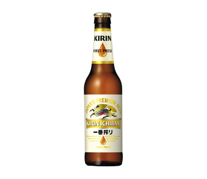 Bière japonaise Kirin Ichiban en bouteille 5% - 33cL