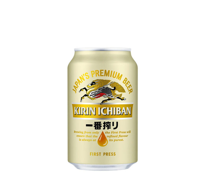 Bière japonaise Kirin Ichiban en canette 5% - 33cL