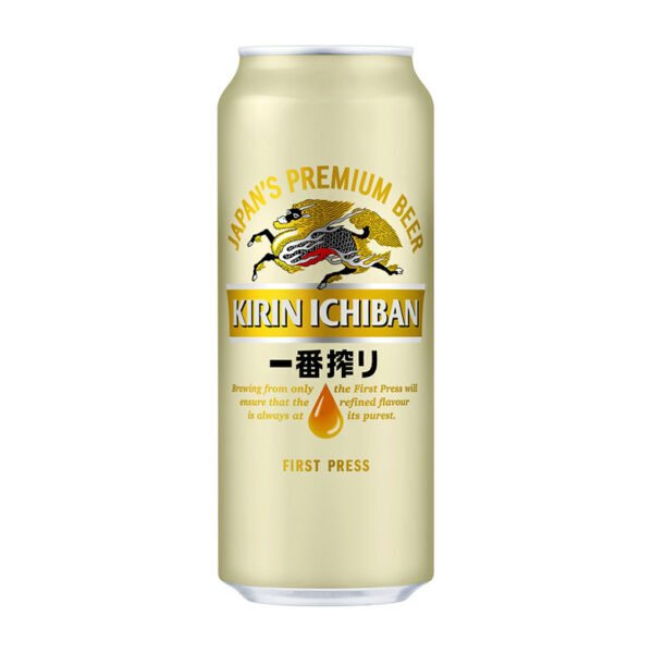 ière japonaise Kirin Ichiban en canette 5% - 50cL