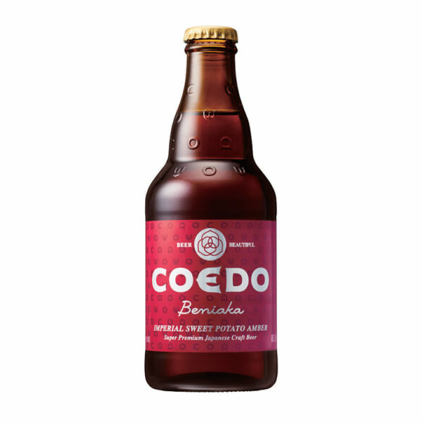 Bière japonaise artisanale ambrée Coedo Beniaka 7% - 333 mL