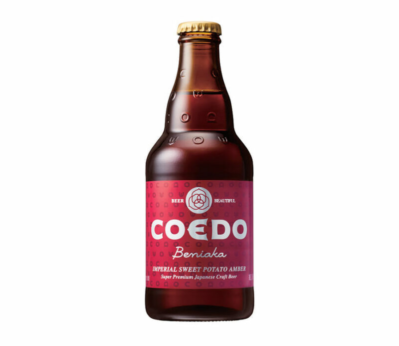 Bière japonaise artisanale ambrée Coedo Beniaka 7% - 333 mL