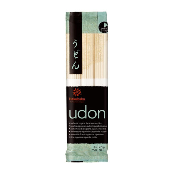 Nouilles udon bio Hakubaku 270g
