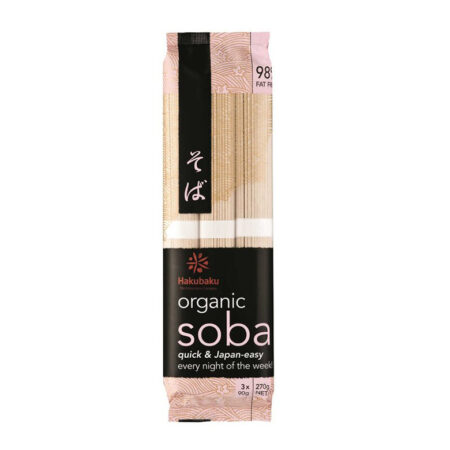 Nouilles soba bio Hakubaku 270g