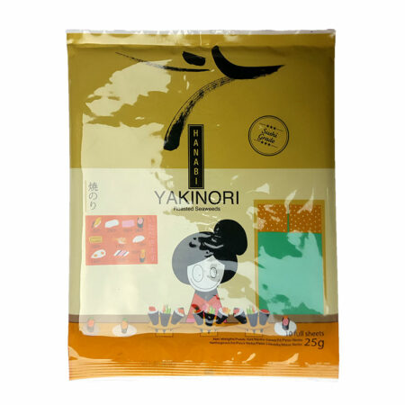 Yakinori (feuilles d'algues grillées) Hanabi 10 feuilles