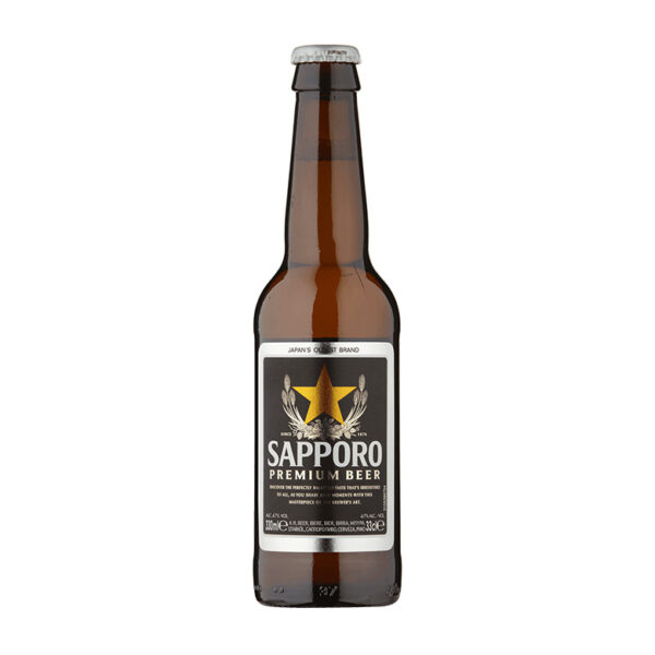 Bière japonaise Sapporo en bouteille 4,7% - 33 cL