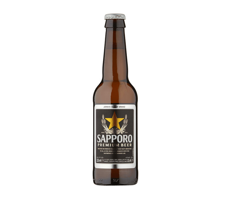 Bière japonaise Sapporo en bouteille 4,7% - 33 cL