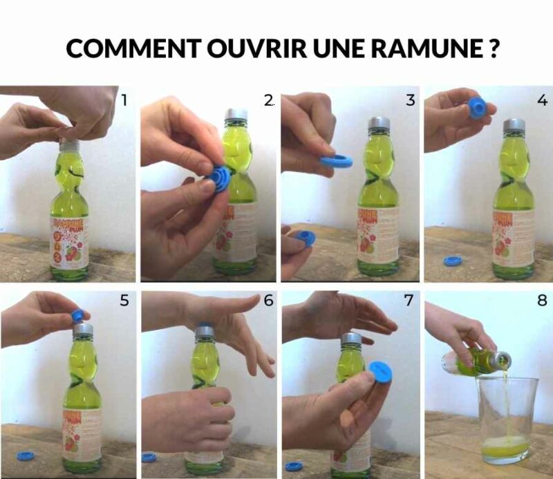 Ramune melon (limonade japonaise) Hanabi 200mL