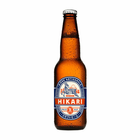 Bière artisanale française au savoir-faire japonais Hikari en bouteille 5% - 33cL