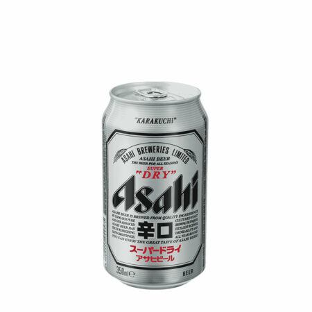 Bière japonaise Asahi en canette 5,2% - 35cL