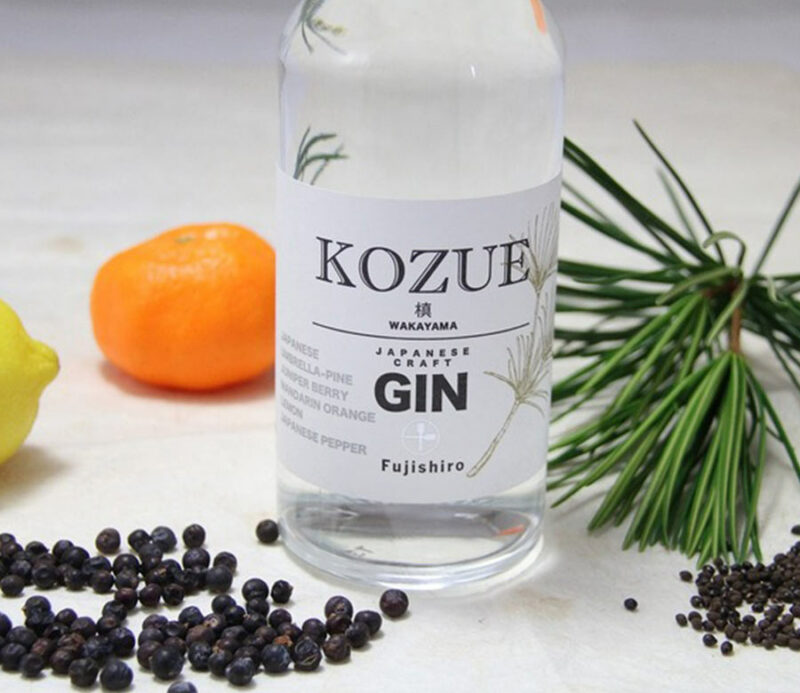 Gin craft distillé Kozue 47% - 700mL