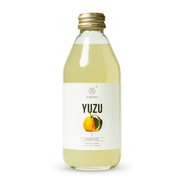 Boisson japonaise gazeuse au yuzu Kimino 250mL