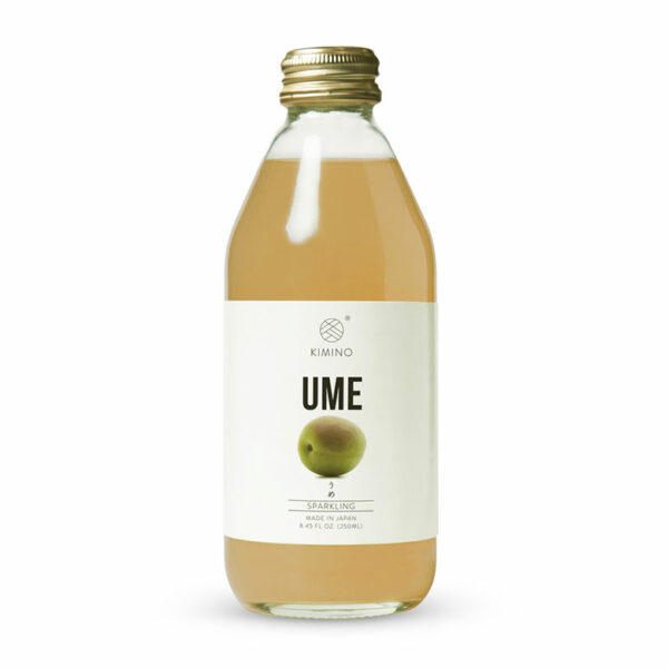 Boisson japonaise gazeuse à l'ume Kimino 250mL