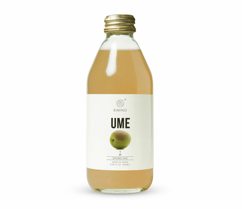 Boisson japonaise gazeuse à l'ume Kimino 250mL