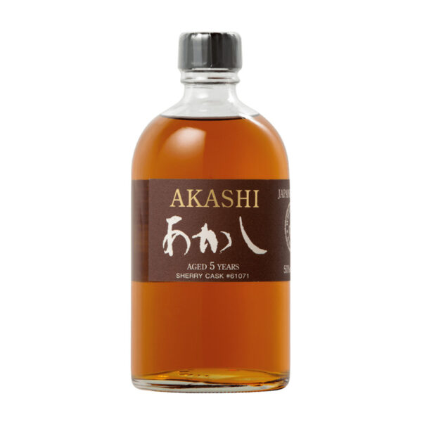 Whisky japonais Akashi Single Malt 5 ans Sherry Cask 50% - 500mL