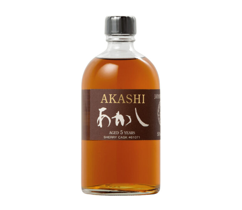 Whisky japonais Akashi Single Malt 5 ans Sherry Cask 50% - 500mL