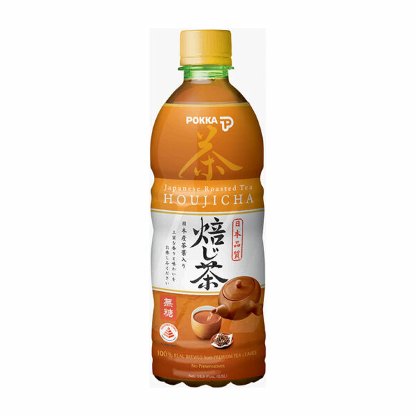 Thé vert grillé hojicha Pokka en bouteille 500 mL