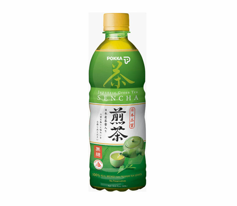 Thé vert sencha Pokka en boutelle 500mL