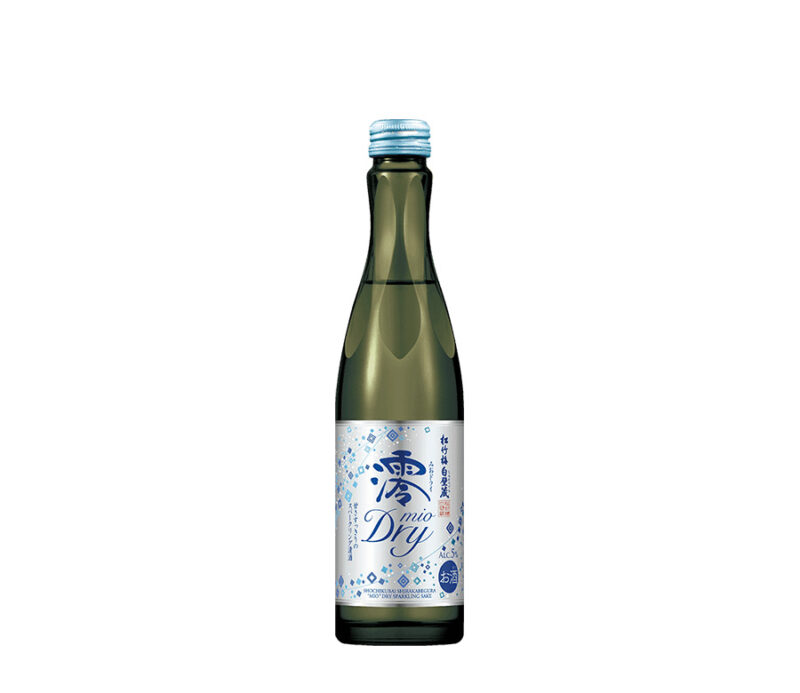 Saké pétillant sec Shirakabegura Mio dry 5% - 300mL