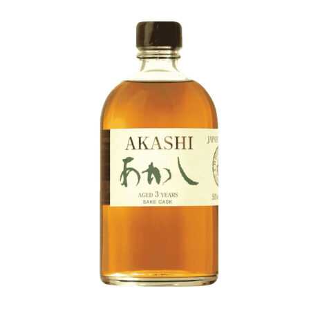 Whisky japonais Akashi Single Mal 3 ans Saké Cask 50% - 500mL