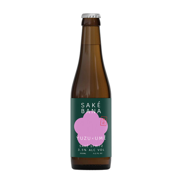 Cocktail Saké Spritz au yuzu et Ume Sakebana 3.5% - 330mL