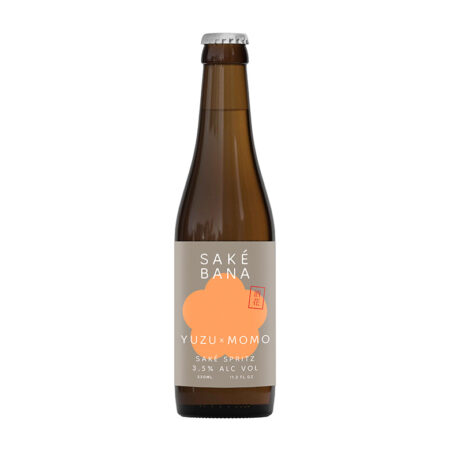 Cocktail Saké Spritz au Yuzu et Momo Sakebana 3.5% - 330mL